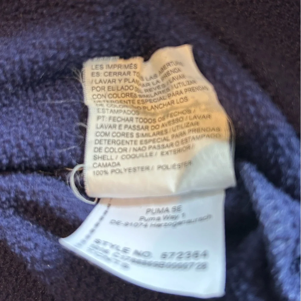 Puma Men’s Navy and Teal Quarter-Zip Pullover from The Jewel Golf Club - Picture 11 of 12